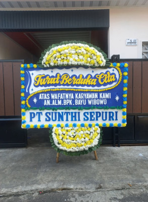 Papan Bunga Duka di Weda Tengah